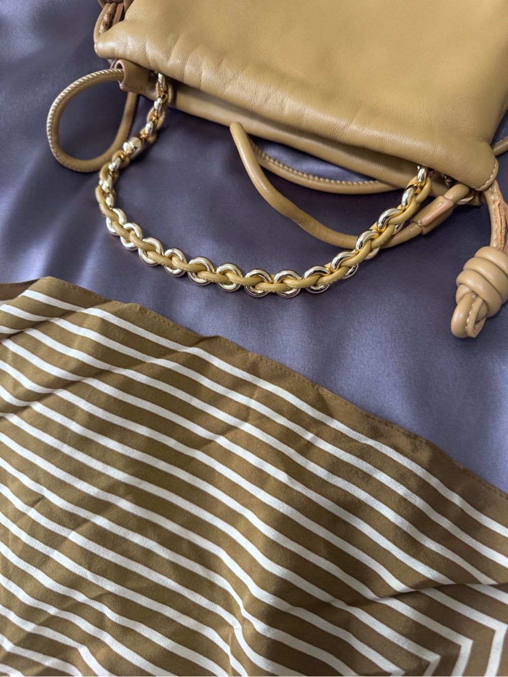 Blogger Favorite 100% Pure Silk Geometric Striped Scarf - Picture 9 of 9